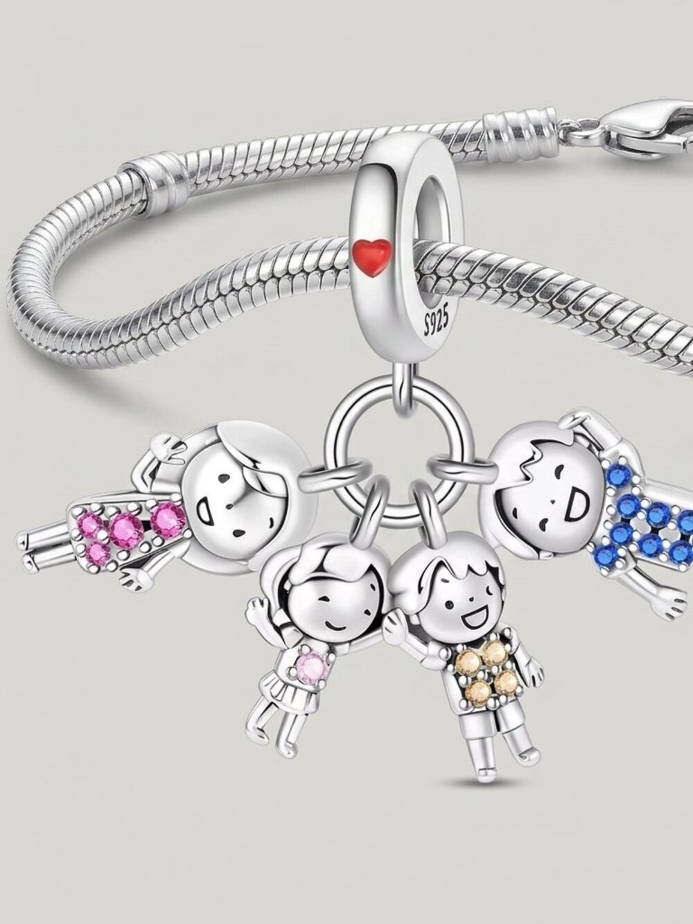 Heart of the Family Dangle Charm